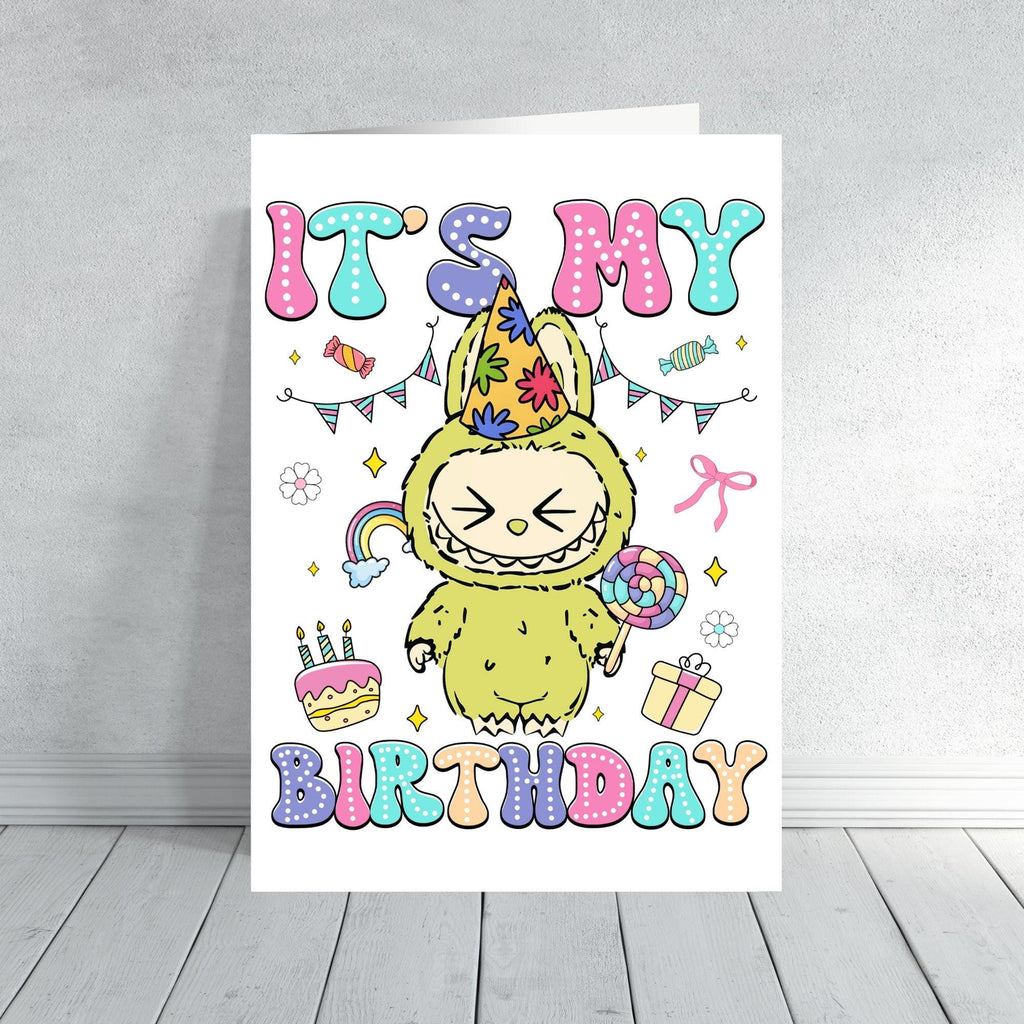 Cute Monster Birthday Card  Monster Doll Inspired Various Designs