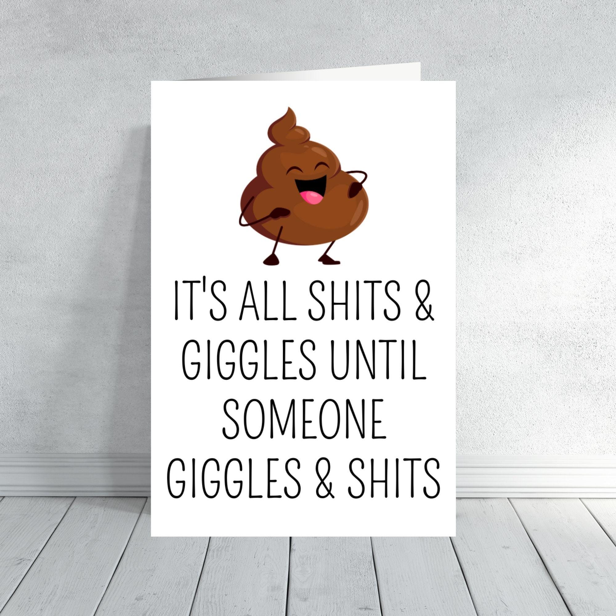 Funny Rude Birthday Card Set | Adult Humour Greeting Cards | Sarcastic & Offensive Cards for Him or Her | Naughty Joke Card Collection