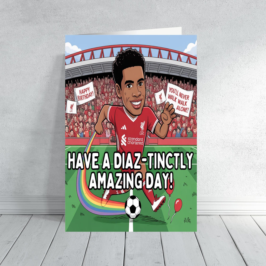Liverpool Birthday Card  LFC Inspired  Design Various Player Options