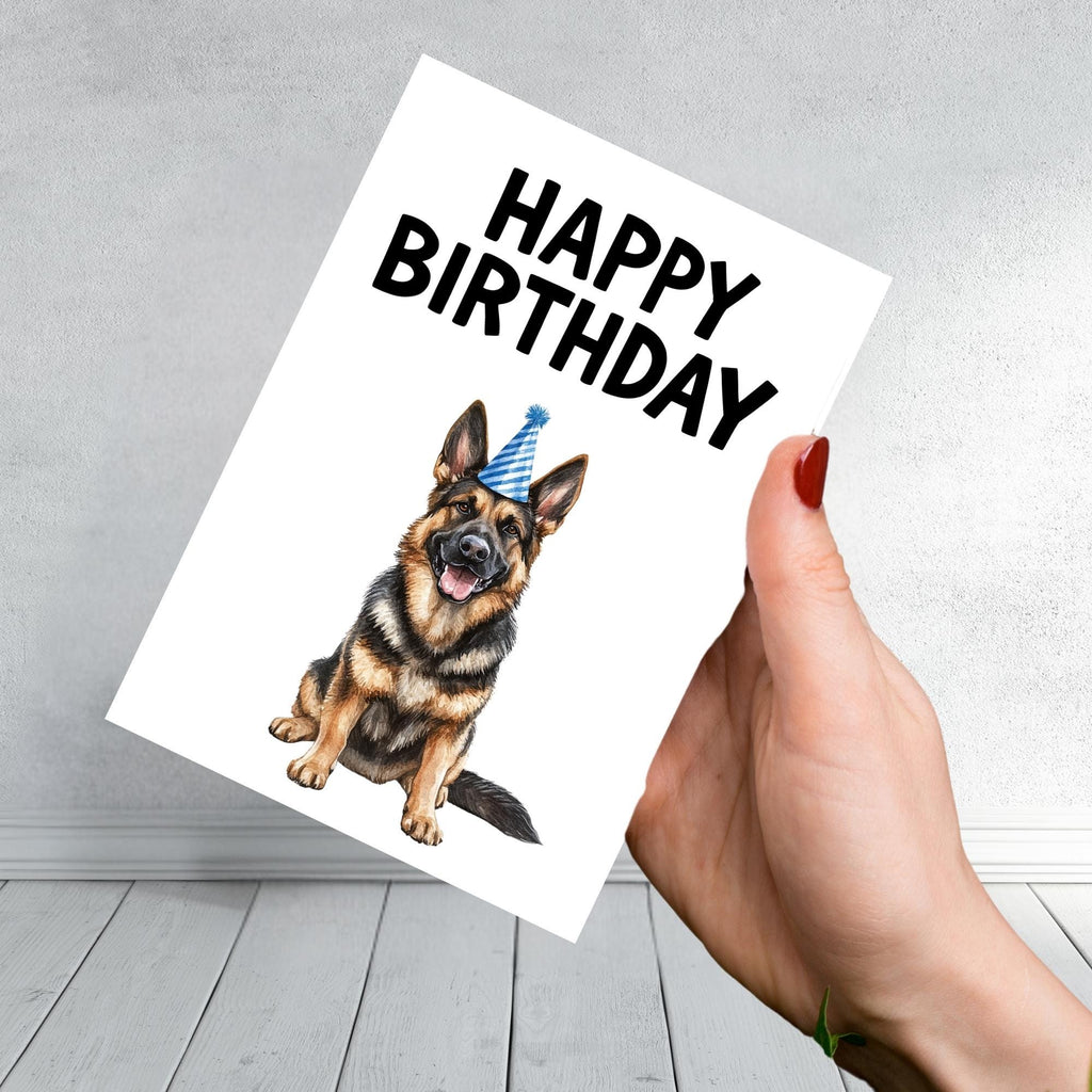Cute Dog Birthday Card Inspired Dog Lover Design  Various Breed Options