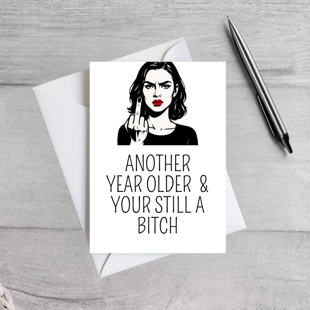 Rude Birthday Card Set  Adult Humour Cards  Variants For Him or Her