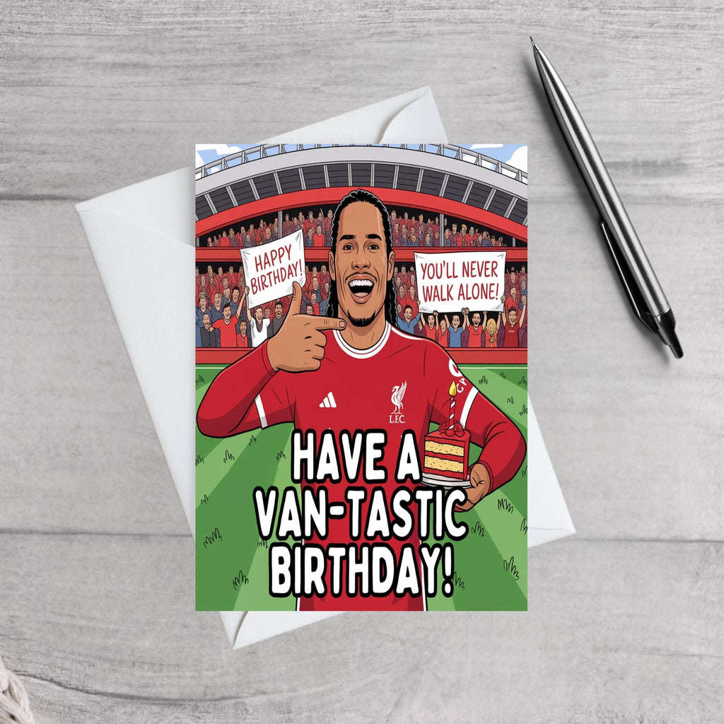 Liverpool Birthday Card  LFC Inspired  Design Various Player Options