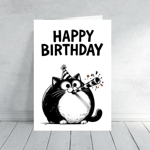 Funny Cat Lover Birthday Card Cartoon Inspired Designs Various Designs